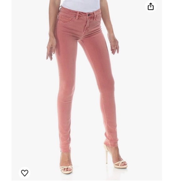 Hudson Jeans Nico Skinny pink mauve Stretch Pants